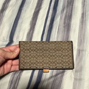 Vintage Coach check book